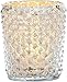 Luna Bazaar Best of Show Vintage Mercury Glass Tealight Votive Candle Holders (Silver, Set of 6, Assorted Designs) - for Weddings, Events, Parties, and Home Décor, Ideal Housewarming Gift