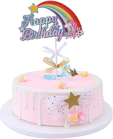 Amazon Com Cake Decorating Supplies 1 Pcs Rainbow Cake Pers