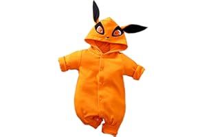 RELABTABY Cute Baby Boy Girl Romper Newborn Anime Onesie Toddler Halloween Cosplay Jumpsuit Outfit Clothes