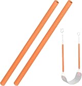 Cosmos 2 Pcs Swing Chain Cover Grip Sleeve for Playground Swings - Orange view 1