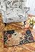 MeMoreCool Boho Area Rugs Retro Floral Home Living Mats Protective Decorative Carpets 1PC 20 X 31 Inch