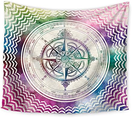 Ecomic Indian Bohemian Compass Tapestry Throw, Wall Hanging Tapestries, Hanging wall decor, Beach Throw, Table Runner/Cloth (10)