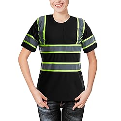 DPSAFETY High Visibility Shirts Quick Dry Safety T