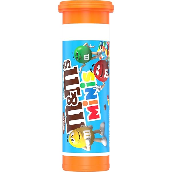 M&M’S MILK CHOCOLATE MINIS SIZE CANDY, 1.08 OUNCE TUBE