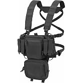 REEBOW GEAR Tactical Chest Rig with Mag Pouches Lightweight Universal MOLLE Tactical Vest for Hunting Hiking Running