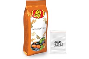 R.U.S. CANDY Jelly Beans - 7.5 oz Gift Bag- Monster Mash- includes RUS Candy Company Travel Size Pocket Bag