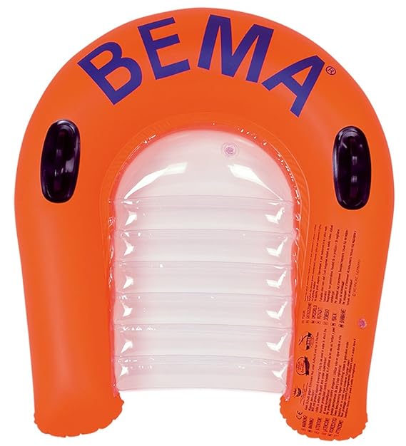 Bema 18015 Kid Surfer, orange,mit transparentem inneren Bereich, ca. 78 x 68 cm
