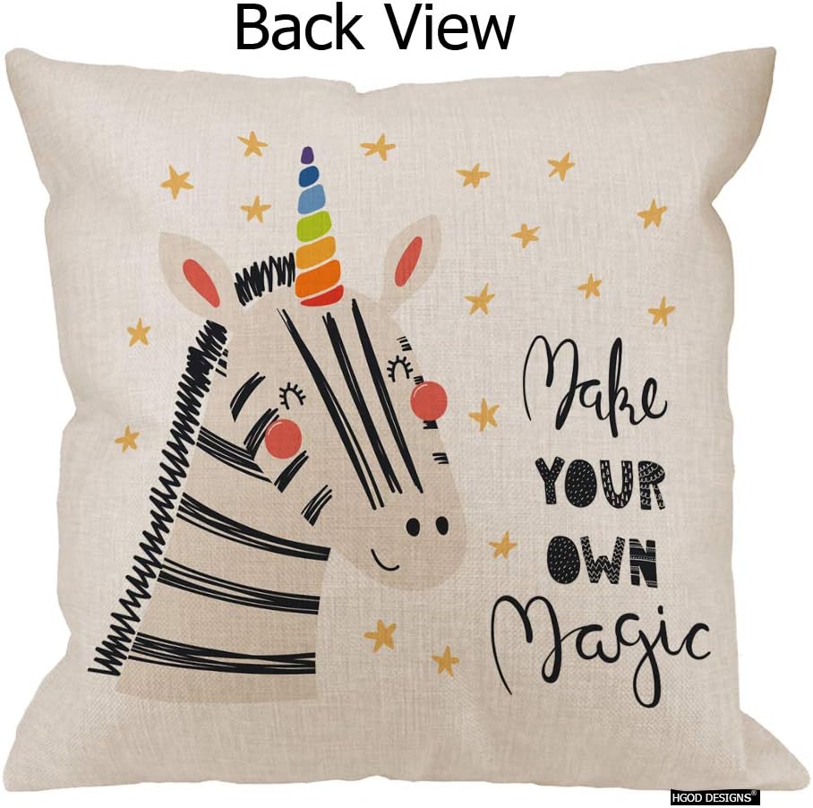 Amazon Com Hgod Designs Zebra Pillow Cover Cute Funny Zebra With