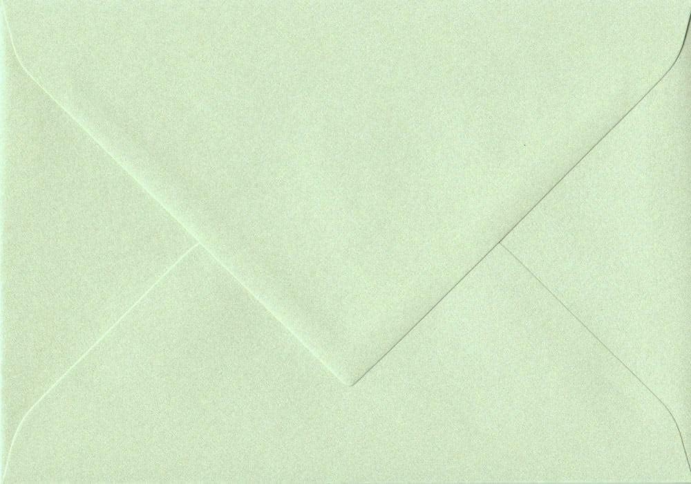 C5 Coloured Envelopes for A5 Greeting Cards Wedding Invitations & Crafts V Flap, Peel & Seal Flap (162x229mm) Pack of 50 (Pastel Mint Green)