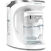 AquaTru Glass Carafe | Countertop Reverse Osmosis Water Filter Countertop RO System Water Purifier | 4 Stage Reverse Osmosis Filtration | Removes 84 Contaminants Like PFOA + PFOS, Lead, Microplastics