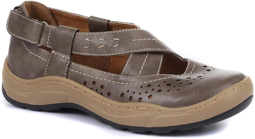 Pavers Wide Fit Ladies TouchFastening Shoes 319 645 Amazon.co.uk