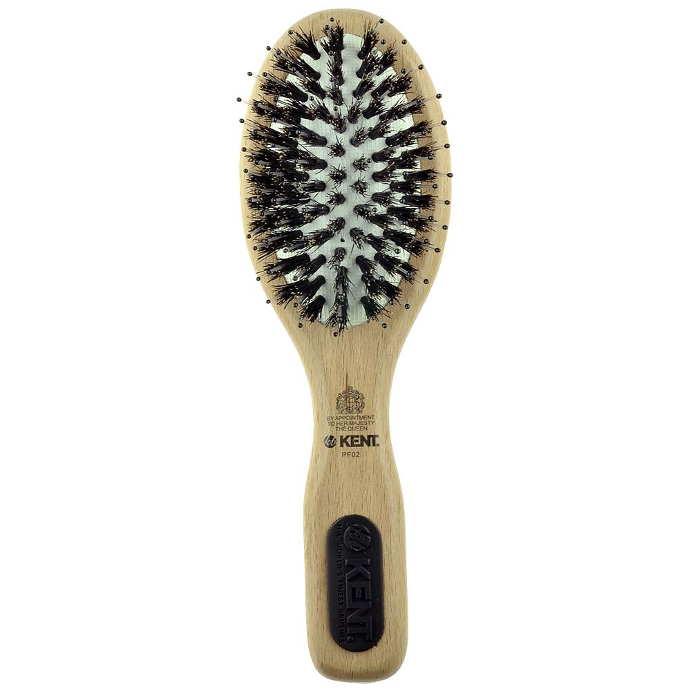 Amazon Com Kent Pf01 Large Boar Bristle Cushion Brush Wood
