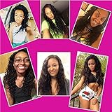 Ali Moda Hair 7A Grade Brazilian Virgin Hair Water Wave weave Black Color Human Hair 4 Bundles (100+/-5g)/bundle (28 28 28 28 Inch)