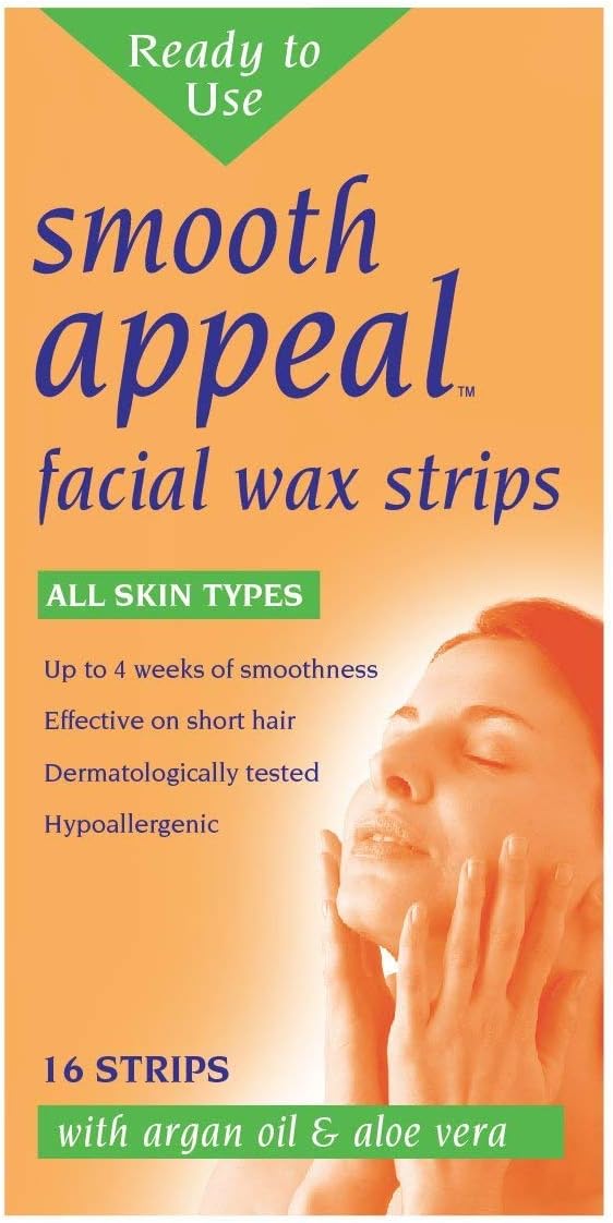 Smooth Appeal Facial Wax Strips 16's