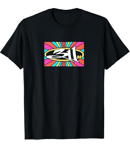 311 バンド Tシャツ Amazon.com: Official 311 Logo T-Shirt : Clothing, Shoes & Jewelry