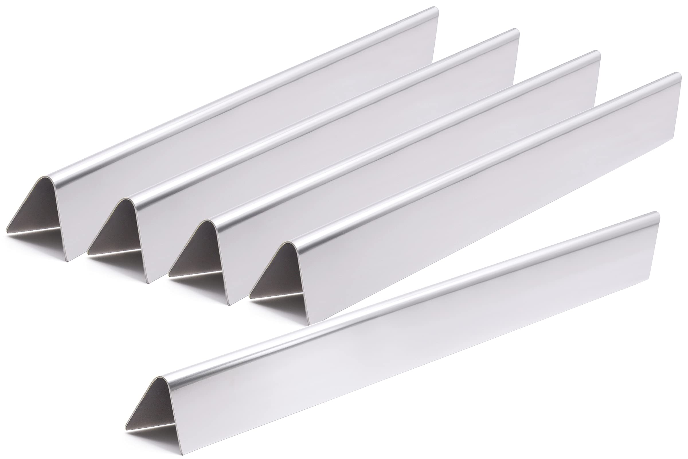 Photo 1 of Criditpid 24.5" 7540 Flavorizer Bars Compatible for Weber 7539, Genesis 300 Series, E310, E320, S310, S320 Grills with Side-Controls, 5-Pack Stainless Steel Flavor Bars Parts for Weber Genesis 300