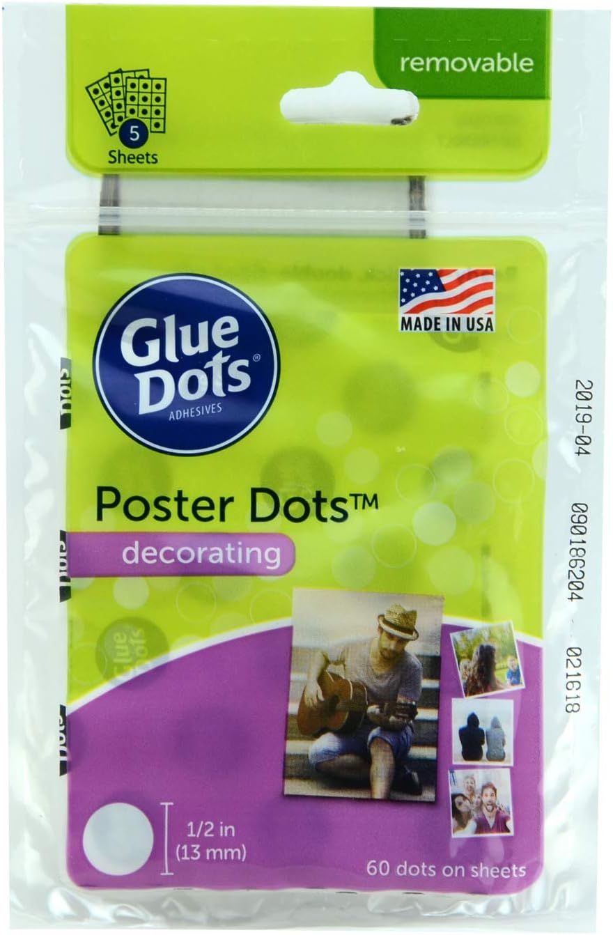 Glue Dots Poster Dots Sheets, Transparent Amazon.co.uk Office Products