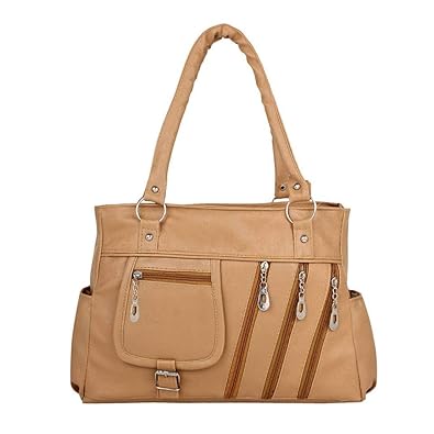 View Bags Womens Stylish Shoulder bag, Handheld, Handbag (Tan)