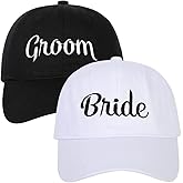 ZUYYON Matching Mr. & Mrs. Baseball Caps Embroidered Baseball Hats Bridal Gift, Newlywed Honeymoon Wedding Gift