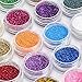 30 Colors Glitter Tattoos Kit-Birthday Gifts for Girls Age 3 4 5 6 7 8 9 Year Old Christmas Gifts Temporary Body Glitter Face Paint 118 Sheets Stencils 3 Glue 2 Brushes