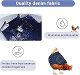 Yinuoday 3PCS Chicken Saddle Hen Apron Poultry Protector Blue Medium view 3