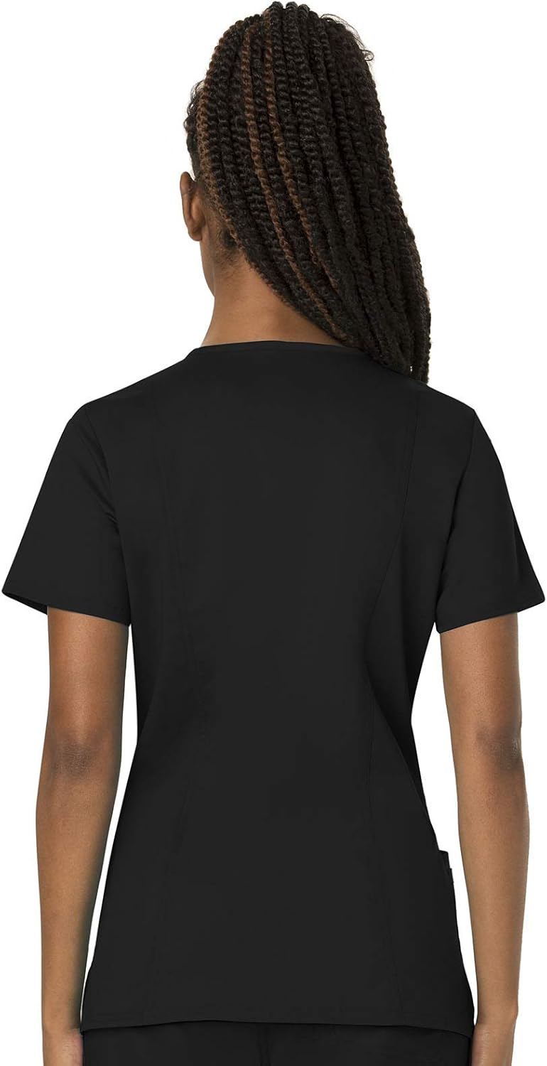 Cherokee Workwear Revolution Women's V-Neck Scrub Top: Clothing