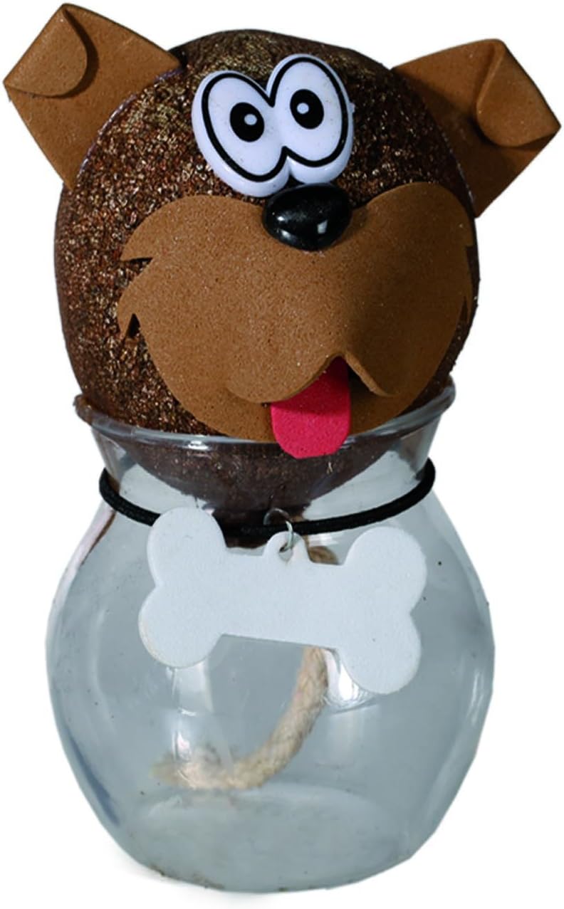 WW Global Boys Children Boy Child - Simple Gardening for Kids , Grow Your Own Brown Dog Grass Head - Number 1 Selling Christmas Xmas Top Up, Stocking Filler Gift Games & Toys Age 8+ - One Supplied