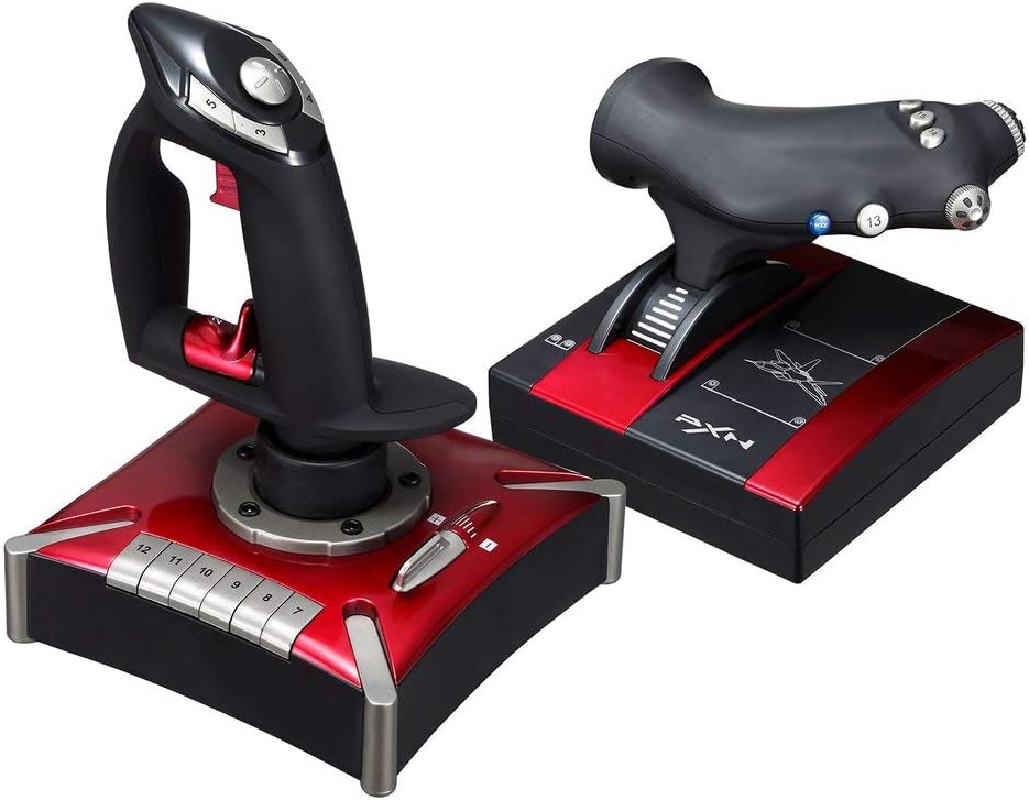 Aceyyk PC Joystick Dual Control Joystick PC USB Mac Gaming Controller