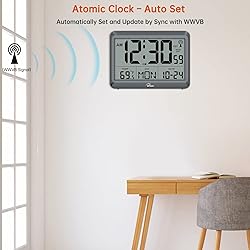 WallarGe Atomic Clock Battery Operated - Large