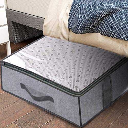 Underbed Storage Bags,Under Bed Breathable Clothes Blanket Storage