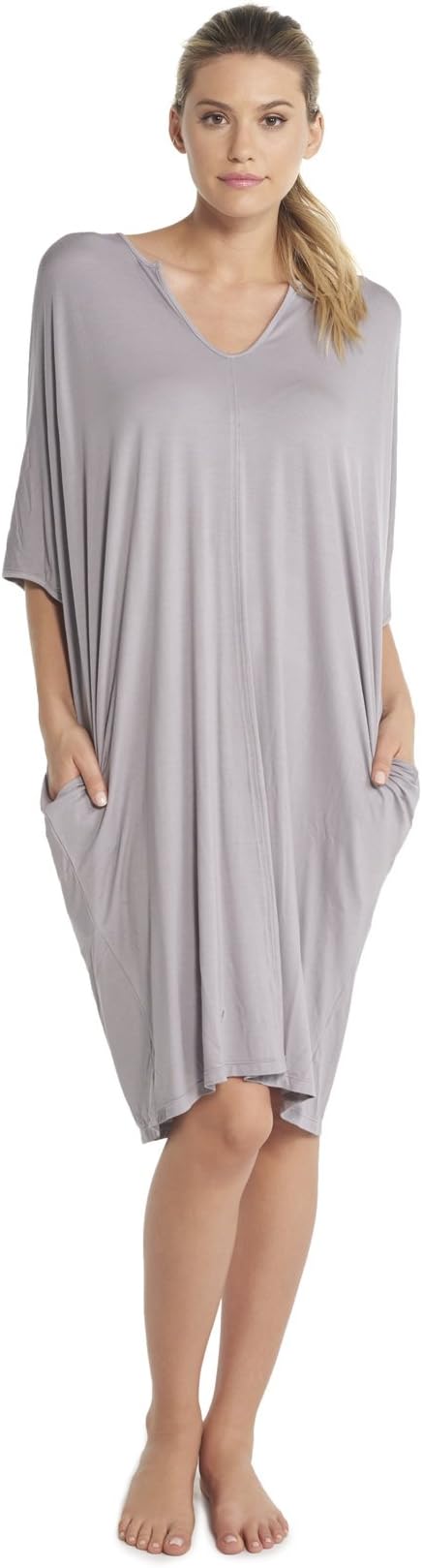 Barefoot Dreams Luxe Milk Jersey Short Caftan