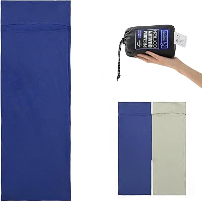 Naturehike Cotton Sleeping Bag Liner 210x75 cm Pillow Slot Travel Sheet