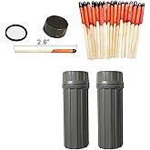 egreen Emergency Fire Starter Weather Proof Matches Wax Rope for Hiking Camping Bushcraft Outdoor Survival Power Outage