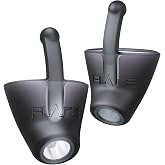 Flare Audio Calmer Pro | Noise Reducing Ear Plugs Alternative | Softens Harsh Sound, No Volume Reduction, No Muffling, Clear Conversations, Black, Standard Size, Soft Silicone