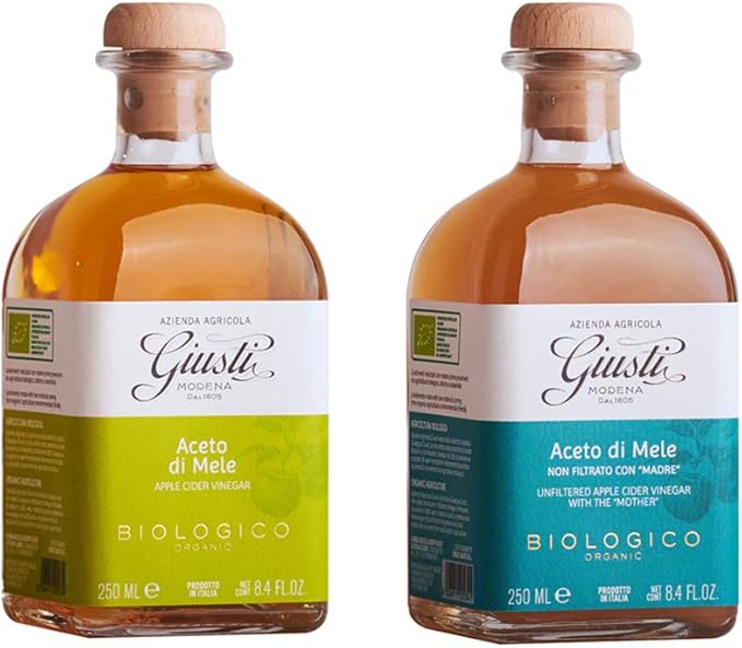 Duo Vinagre de Manzana biológico Giusti: Clásico y non ...