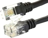 ASNQ ADSL Ultra High-Speed Modem Cable RJ11 to RJ11 5m Black view 5