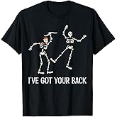 I've Got Your Back Halloween Skeleton T-Shirt