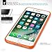 iPhone 8 Plus / iPhone 7 Plus Covers, Terrapin iPhone 8 Plus / iPhone 7 Plus Case - TPU Gel - Slim Design - Durable Shock Absorbing - Back Protector - Solid Orange