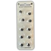 Widex Instant Open Round Domes (Small) &ndash; Replacement Hearing Aid Ear Tips, Soft Silicone Fit for Widex Hearing Aids, Vented Design for Clear and Natural Sound