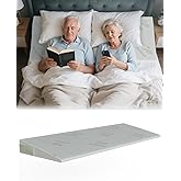 GIVANLEE Wedge Pillow for Acid Reflux Relief,Queen Size Mattress Wedge,4" H | Inclined Mattress Elevator,Bed Wedge Pillow for Sleeping,Sleep Apnea,Gerd Snoring,Post Surgery Washable Cover,60"x26"x4"