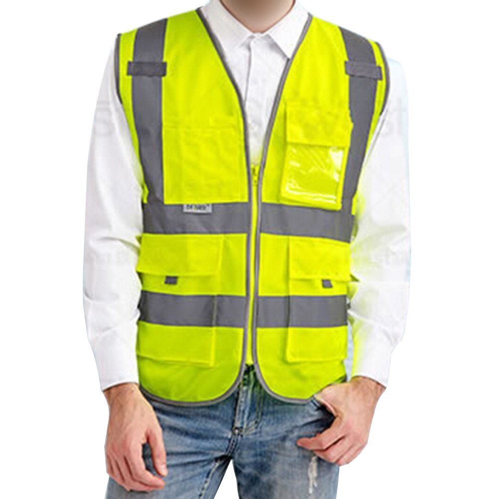 Lot De 2 Gilets Haute Visibilité Enfants - Taille Unique 6-12 Ans, Bandes Réfléchissantes, Motifs Fun