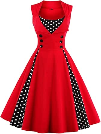 Faldas Años 50 Mujer Vestido Vintage De Los Años 50 Y 60 Para Mujer, Con Cuello De Corbata, Manga Corta, A Cuadros, Vestido De Cóctel De Los Años 50, Audrey Rockabilly, Negro Cadena Musical