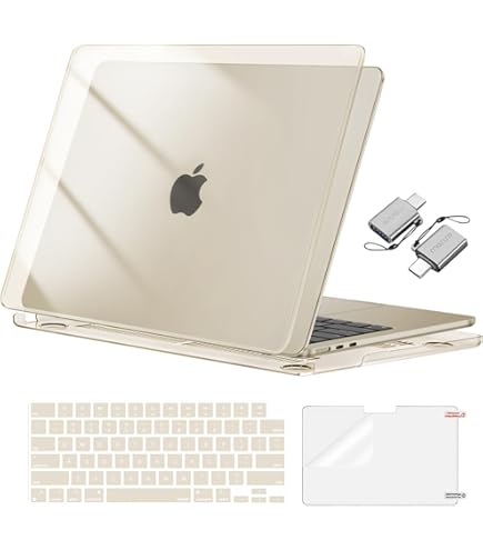 Amazon.com: KEROM Starlight Case for MacBook Air 13 inch 2025-2022