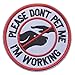 Antrix 6 Pieces Service Dog Please Don't PET ME I'm Working Service Dog Working in Training Do Not Touch Full Embroidered Badge Emblem Patch for Service Dogs Harness Vest Clothes