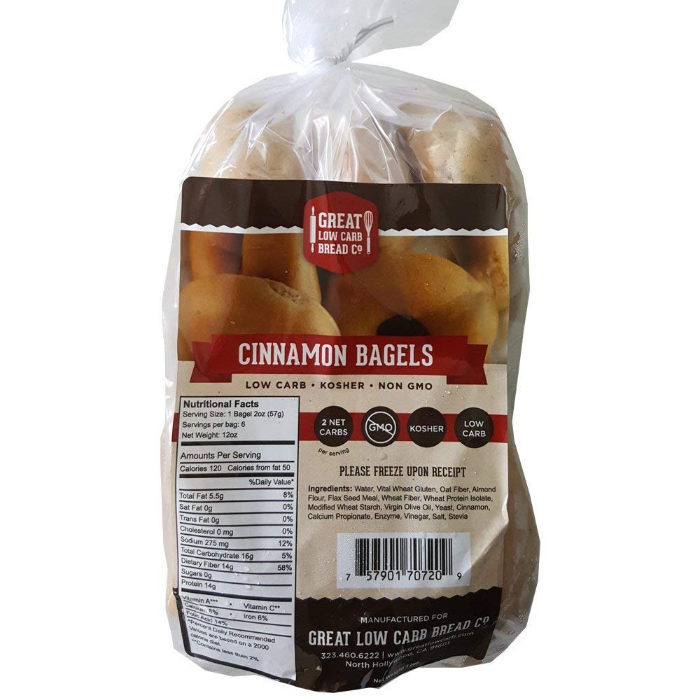 Cinnamon Bagels Great Low Carb Bread Company Low Carb Bagels Keto Friendly Bread 6 Bagels Per Bag Buy Online In Bahrain At Bahrain Desertcart Com Productid 98012167