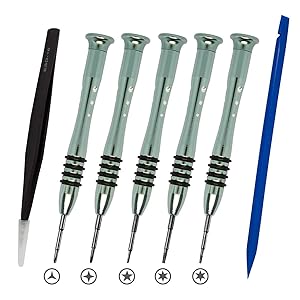 GODSHARK Screwdriver Set for Apple MacBook Pro Retina and Air, 6pcs Screwdriver Repair Tool Kit for MacBook, Fit for All of MacBook Series 2009 2010 2011 2012 2013 2014 2015 2016 2017 2018
