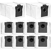 10 Pack Disposable Dust Bags Replacement for Dreame X50 Ultra/X40 Ultra/X30 Ultra/L50 Ultra/L40 Ultra/L10s Ultra Gen 2/L10s P