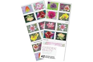 GENERIC Garden Beauty: USPS Forever Postage Stamps Book of 20 for Wedding, Celebration, Anniversary, Flower Party (20 Self-Stick Stamps)
