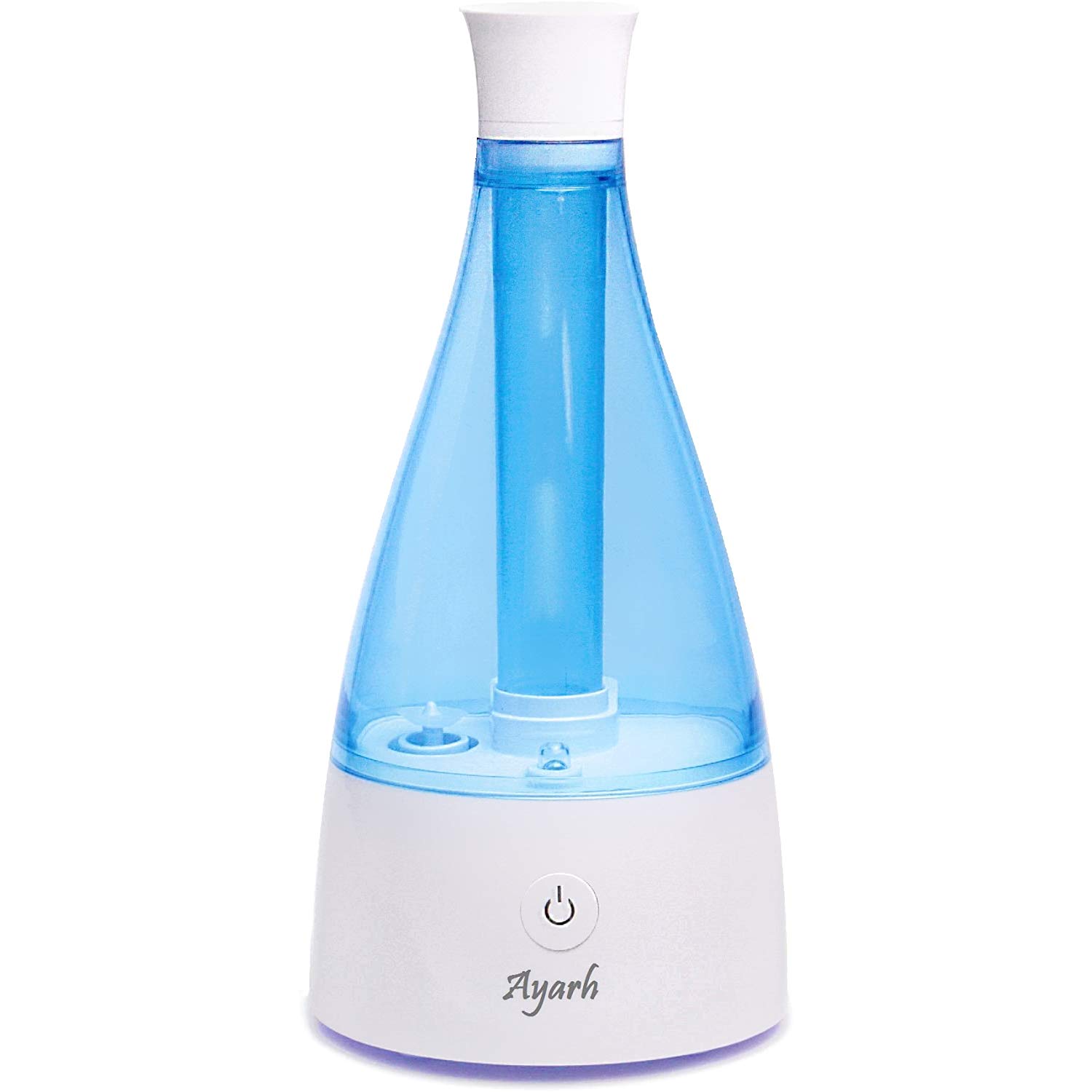 Humidifier with Blue Night Lamp. 700ml Water Tank. 6 hours. Auto Shut Off. Beautiful Tower Design.