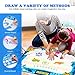 Hierceson Aqua Drawing Mat for Kids, Doodle Pad Educational Gifts Developmental Toys Coloring Water Magic Mats Scribble Board Pad Painting Markers for Baby Toddler with Pens